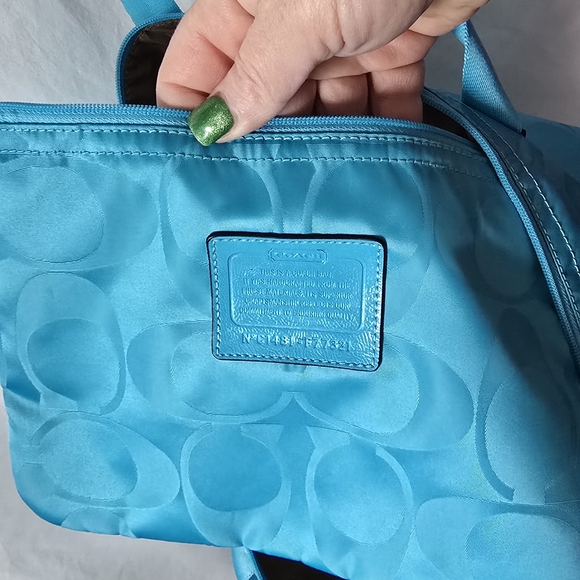 Coach Getaway Signature Nylon Packable Weekender Travel Bag w Original Insert - Picture 7 of 16